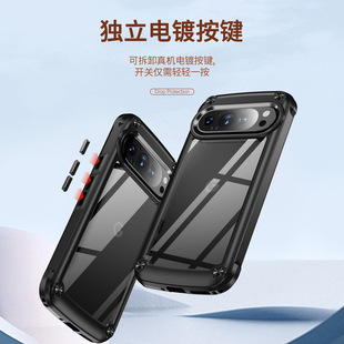 For Google Pixel9Pro Goldwinged Bird Mobile Phone Case Moto G STYLUS 5G 2024 Transparent Protective Case