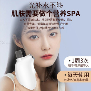 Household Small Sling Bottle Needle-free Atomization Oxygen Intoxication Instrument High Pressure Nano Spray Small Pore Water Supplement Product Distribution Beauty