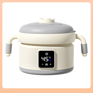 ✅ New Kidsren's Constant Temperature Bowl, Baby Insulated Food Supplement, Rechargeable Heated Baby Meal Bowl, Smart Water-Free Filling