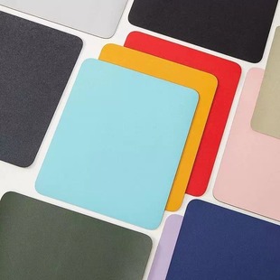 PVC leather placemat solid color simple creative leather stain-resistant waterproof desk mat placemat mouse pad wholesale custom