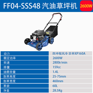 Dongcheng FF04-SSS48 gasoline lawn mower air-cooled four-stroke Zongshen Power hand push gasoline mower