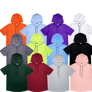 Quick-Drying Sports T-Shirt Men's Breathable Loose Mesh Moisture-Absorbent Running Fitness Basketball Training Clothes with Customizable Logo