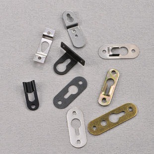 Iron Photo Frame Back Hanging Buckle Photo Frame Hook Hardware Hidden Hook Double Hole Hook Picture Frame Hidden Buckle Gourd Pendant