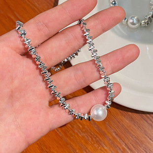 Pig Nose Long Necklace Double Layer Color-free Titanium Steel Woolen Chain Women's Light Luxury Niche Autumn and Winter High-end Clavicle Chain
