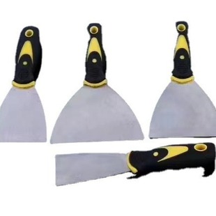 Factory wholesale two-color handle mirror putty knife blade cleaning knife