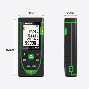 SNDWAY Deep Green Light Лазерный дальномер SW-M50G Инфракрасный дальномер Открытый зеленый свет Электронная линейка