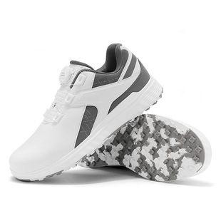 A generation of cross-border new men's plus size rotating buckle waterproof non-slip outdoor wear-resistant professional golf shoes