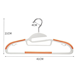 Collar Protecting Clothes Hanger Non-slip Bold Seamless Clothes Hanger Household Rotatable Multifunctional Wide Shoulder Plastic Clothes Support