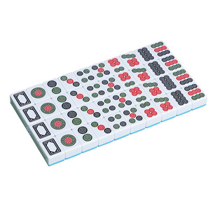 Long win dongsheng bullfighting 28bar bobbin work mahjong tiles ingot flower type with son work 40 can be set/system