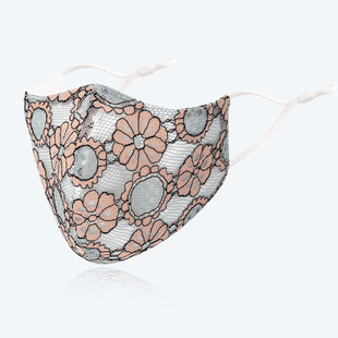 Thin lace mask female summer driving riding sun-proof breathable sun-proof mask Amazon lace cotton cloth mask