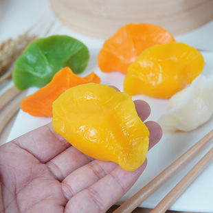 PVC simulation food play dumplings miniature food play Lantern Festival fake dumplings breakfast stall decoration play toy ornaments