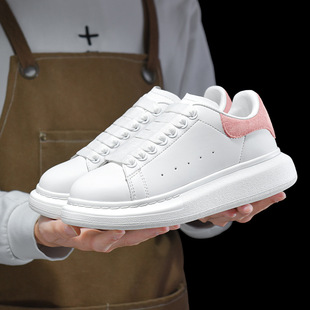 Koli McQueen small white shoes counter thick-soled shoes men's and women's shoes official genuine goods autumn and winter new Putian heightened board shoes