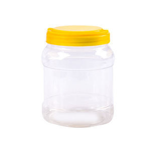 Factory supply 5kg plastic bottle honey bottle 2500g sealed jar transparent storage bottle with lid Pickles food jar