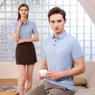 Summer 2023 New Waffle Short-sleeved Polo Shirt Overalls Printed LOGO Simple Lapel Group Huggy Embroidered T
