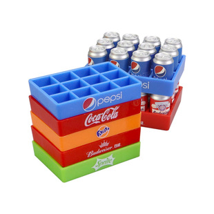 Simulation can tray mini beverage soda beverage tray miniature scene ornaments DIY small bottle storage