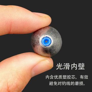 Cross-border olive plastic core lead pendant does not hurt the line lead pendant sea fishing pendant sea pole olive type heart lead pendant manufacturers wholesale