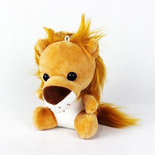 Cross-border export plush toy doll pendant jungle animal lion leopard elephant monkey giraffe tiger