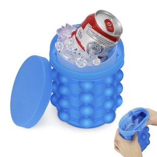 Two-in-one Ice Bucket Ice Bucket Cold-keeping Ice Outdoor Incubator Silicone Ice Bar Ice Wine Vessel TV New Product