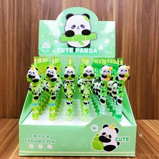 Шариковая ручка с изображением панды Keqi Giant Panda с силиконовой головой животного высокое значение цвета 10 цветов/6 цветов шариковая ручка