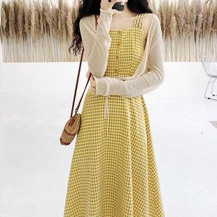 Sunscreen Clothing Women's Short Student's Korean Style Thin Jacket Summer Cardigan with Sling Chiffon Small Shawl Sunscreen Clothing