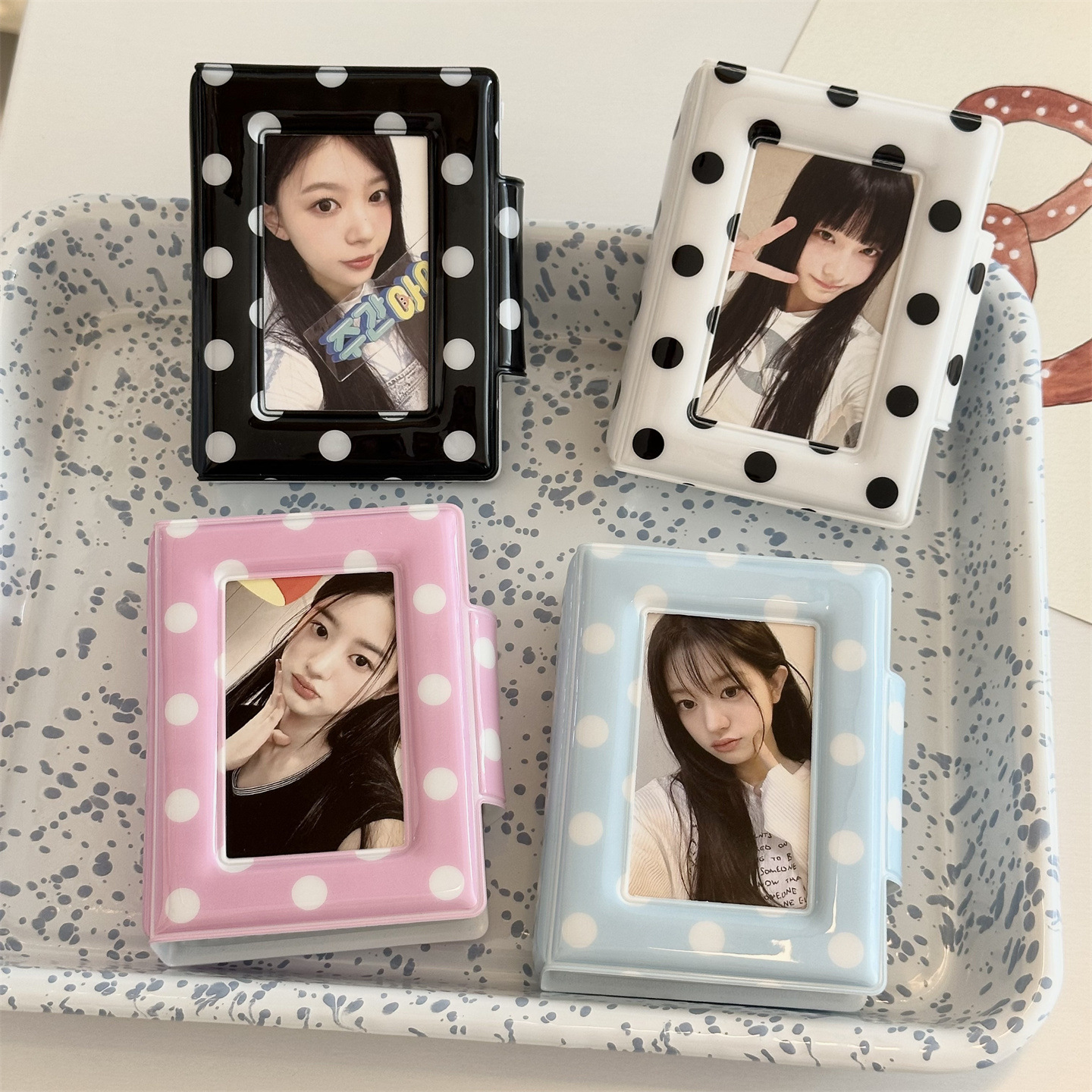 Korean-Style Ins Fashion Simple Retro 3inch Photo Album Idol Card Holder Polaroid Fan Storage Display Book