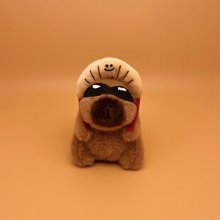 Internet Red West Highland Scribbled Dog Pendant Plush Cartoon Dog Doll Naked Dog Small Doll Bag Pendant Keychain