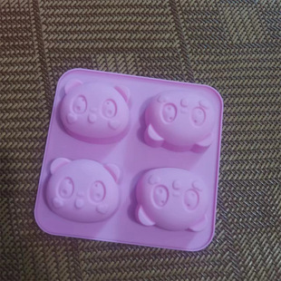 4 even cartoon animal silicone white jelly bowl cake fudge mold full set of mini plaster doll mold melody