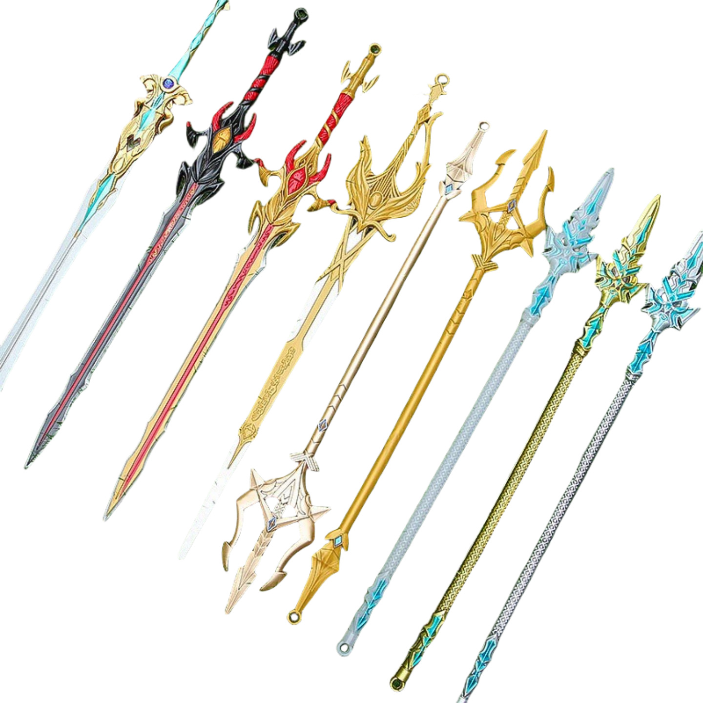 Armor Greatsword Mecha Gauntlet Vlad Tail Spikes Delta Black Sea War Axe Hard Pu80Cm Flame Sword Ornament