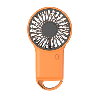 New mini handheld small fan USB portable desktop mute 6 digital display large wind fan gift cross-border