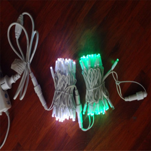 Manufacturer LED outdoor rubber line glue filling F8 IP44 waterproof light string