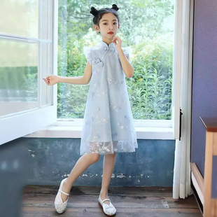 2025 Children's Hanfu Summer Skirt Chinese Style Ancient Suit Tang Suit Cute Little Girl Skirt Girl dress