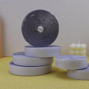 Hand-processed small roll adhesive hook and loop adhesive die-cut carton anti-mosquito screen window fixed patch wool surface hook surface
