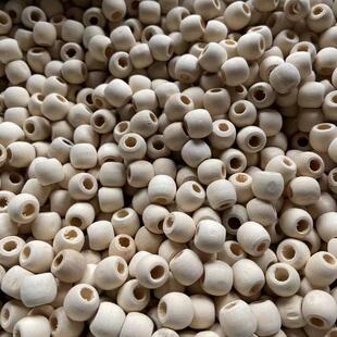 11mm small wooden beads painted loose beads wooden crafts spacer beads Children DIY jewelry accessories beaded material