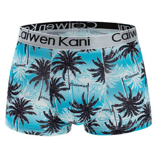 Summer ultra-thin men's underwear boxer shorts Ice Silk crotch youth sexy breathable boxer shorts men's underwear