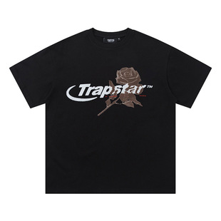 Trapstar лето новый граффити буквенные принты европейские и американские уличные приливы свободные повседневные мужские и женские футболки с короткими рукавами