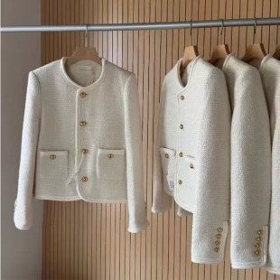 Guangzhou Thirteen Lines Short Small Fragrance Style Jacket Women's Spring and Autumn Clothes High-End Brand Women's Live Supply Wholesale