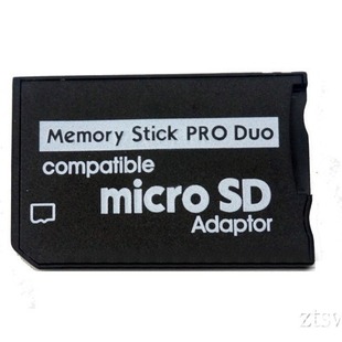 [Factory Outlet] TF/MicroSD to MS Memory Stick Card Cover Transfer Card Single Channel PSP Vest