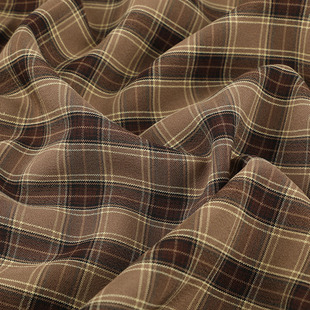 Spring and Summer in stock 162gTR Plaid Fabric Spring and Summer Women Shirt Fashion JK Uniform Suit dress Fabric