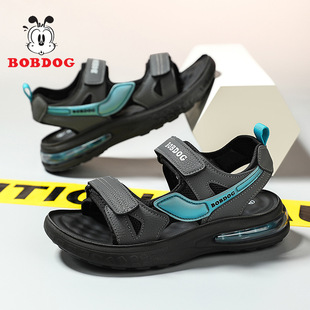 Babu Bean Boys Sandals 2025 Summer New Large Children's Soft Sole Non-slip Beach Shoes Children's Sports Shoes