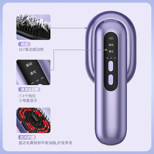 2024 New Electric Head Massage Comb Essential Oil Atomization Hair Strengthening and Hair Care Electric Home Massage Comb Customized Production