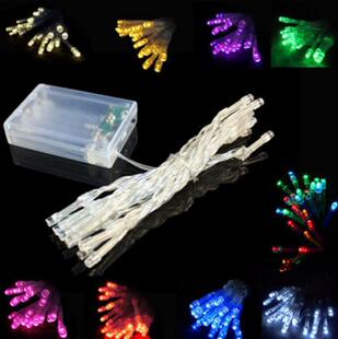 Battery led Colorful Lights Flashing String Lights Full of Stars Outdoor Waterproof Holiday Decoration Creative Light String 5.1m