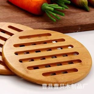 Nanzhu деревянный теплоизоляционный коврик деревянный столовый коврик Антипригарный коврик для кухонной посуды Домашний коврик для посуды Высокотемпературная запеканка бамбуковый коврик