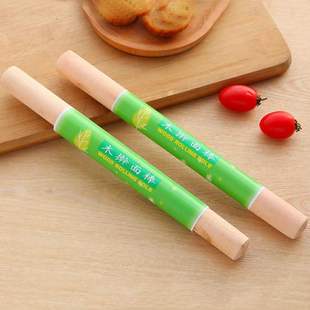 Household rolling pin wholesale solid wood pressing stick food grade wooden rolling pin solid roller type flour stick