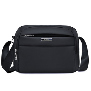 Waterproof Oxford cloth men's bag multi-compartment nylon shoulder messenger bag sports leisure kettle bag business wallet men