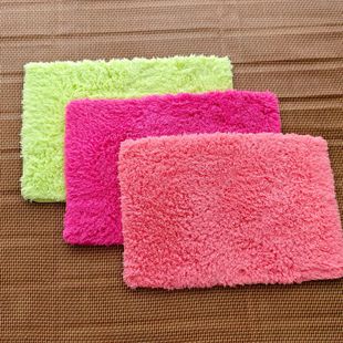 Bathroom Absorbent Door Mat Oval Carpet Mat Bathroom Door Mat Bathroom Dry and Wet Separation Bedroom Bedside Blanket