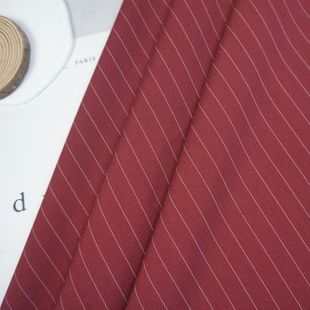 in stock Spring and Autumn Suit Set Uniform Striped Fabric TR Stretch Strip Cloth Work Clothes Casual Trousers Fabric