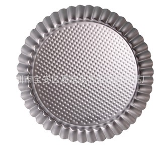 6~10 inch embossed convex bottom pizza plate cake mold aluminum batch plate pizza cake plate round baking pan