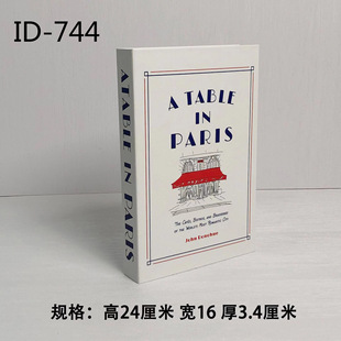 Modern Simple Nordic ins Style Foldable Fake Book Photography Props Decoration Book Soft-fitting Sample Room Simulation Book Factory