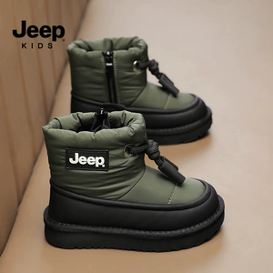 Зимние утеплённые ботинки Jeep для мальчиков и девочек на флисе