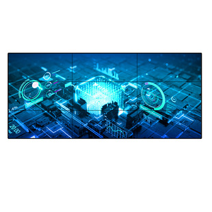 Conference Room LED LCD Splice Screen Company Front Desk Exhibition Hall Publicity Screen TV Wall Large Size Display